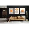 3 PARÇA DEKORATİF KANVAS TABLO SETİ