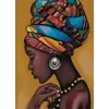 AFRİKALI KADIN KANVAS TABLO