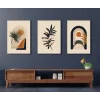 BOHO STYLE 3 PARÇA KANVAS TABLO