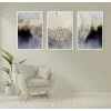 3 Parça Dekoratif Kök Desen Çerçeveli Tablo Life , Ev Dekoru , Soyut Tablo , Ahşap Tablo