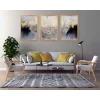 3 Parça Dekoratif Kök Desen Çerçeveli Tablo Life , Ev Dekoru , Soyut Tablo , Ahşap Tablo