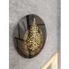 Ayet-el Kürsi Yazılı Dekoratif Cam Tablo