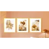 Bestablo 3 Parça Çerçeveli Dekoratif Ahşap Tablo Seti Bestablo