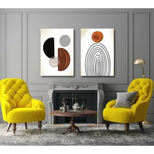 2 PARÇA SOYUT KANVAS TABLO