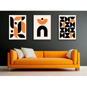 3 PARÇA BOHO STYLE KANVAS TABLO SETİ