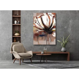 DEKORATİF ÇİÇEK KANVAS TABLO