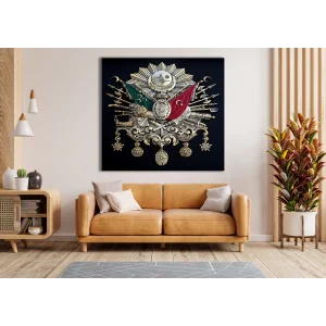 OSMANLI ARMASI KANVAS TABLO