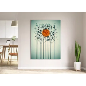 BAMBU GÜN BATIMI KANVAS TABLO