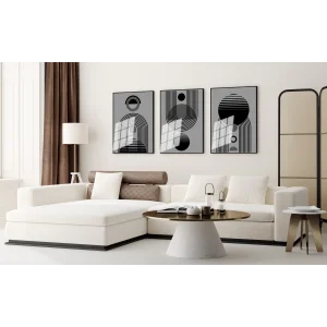 Bestablo 3 Parça Çerçeveli Boho Tablo Seti Bestablo