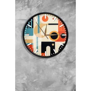 Bestablo Dekoratif Cam Duvar Saati