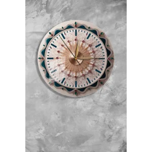 Bestablo Dekoratif Cam Duvar Saati