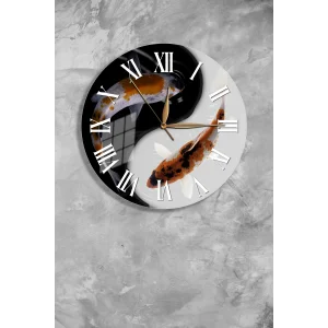 Bestablo Dekoratif Cam Duvar Saati