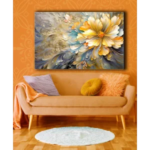 Bestablo Dekoratif Çiçek Kanvas Tablo Bestablo