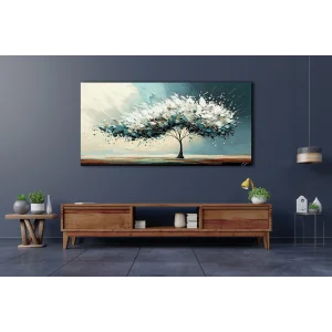 BULUT AĞACI KANVAS TABLO