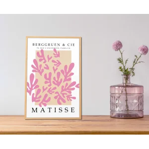 Çerçeveli Matisse Ahşap Tablo, Ev Dekoru, Soyut Tablo