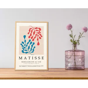 Çerçeveli Matisse Ahşap Tablo, Ev Dekoru, Soyut Tablo