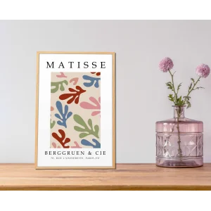 Çerçeveli Matisse Ahşap Tablo, Ev Dekoru, Soyut Tablo