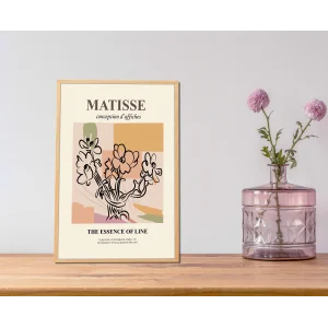 Çerçeveli Matisse Ahşap Tablo, Ev Dekoru, Soyut Tablo