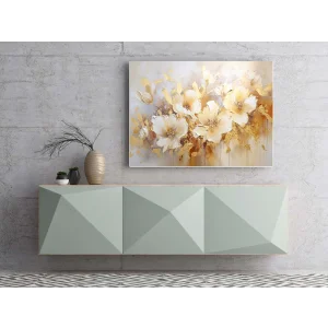Dekoratif Çiçekler Kanvas Tablo