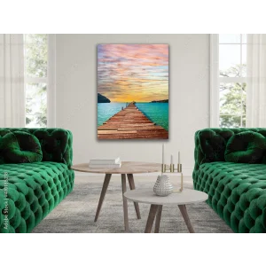 TROPİKAL MANZARA KANVAS TABLO