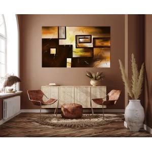 Sanatsal Soyut Kanvas Tablo