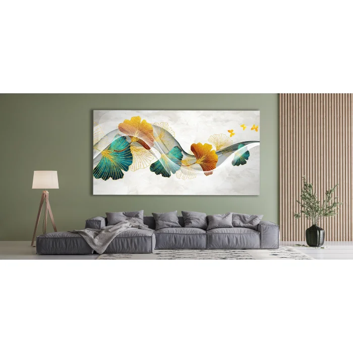 DEKORATİF ÇİÇEK KANVAS TABLO