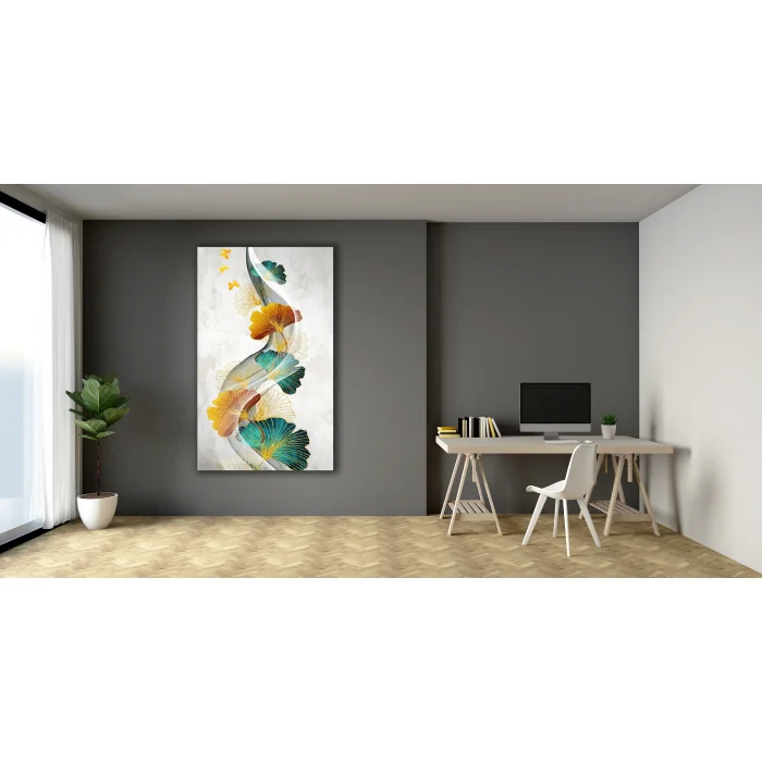 DEKORATİF ÇİÇEK KANVAS TABLO