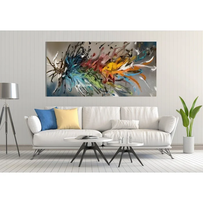 Renklerin Festivali Kanvas Tablo