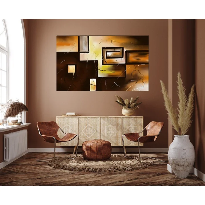 Sanatsal Soyut Kanvas Tablo