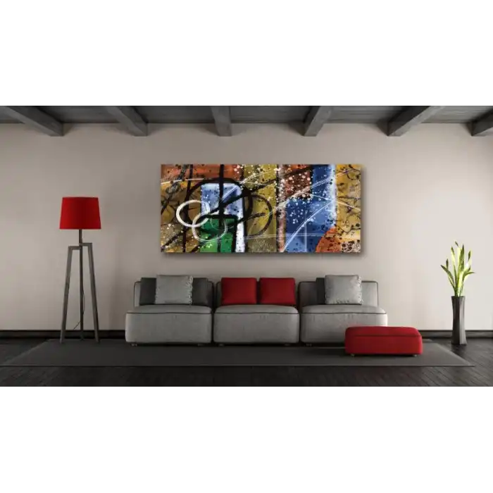 DEKORATİF SOYUT KANVAS TABLO