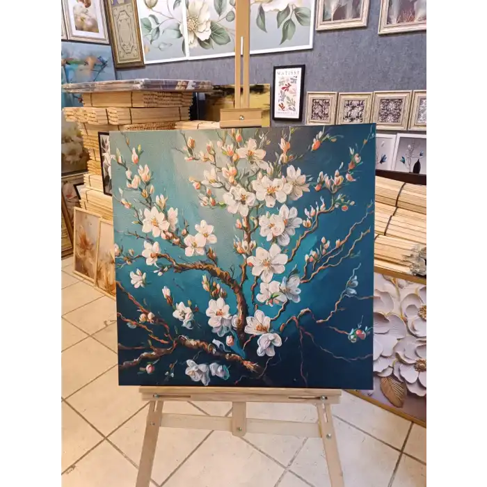 BADEM ÇİÇEĞİ KANVAS TABLO