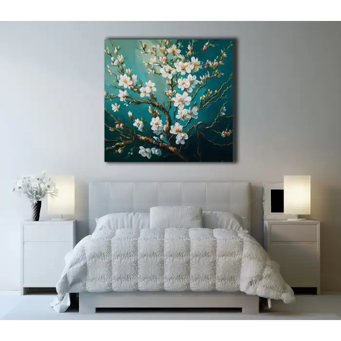 BADEM ÇİÇEĞİ KANVAS TABLO