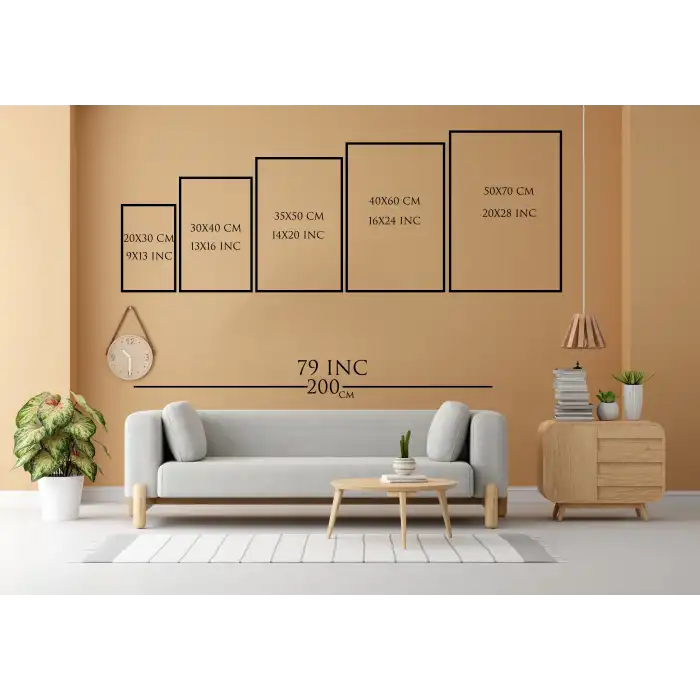 Bestablo 3 Parça Çerçeveli Dekoratif Çiçekler Ahşap Tablo Seti, Ev Dekoru Bestablo