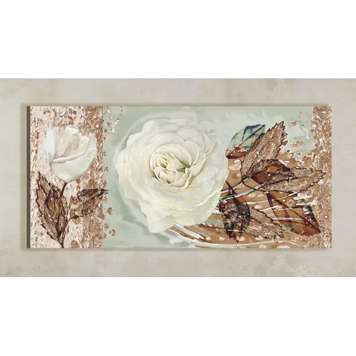 Bestablo Dekoratif Çiçekler Kanvas Tablo, Ev Dekoru, Bestablo