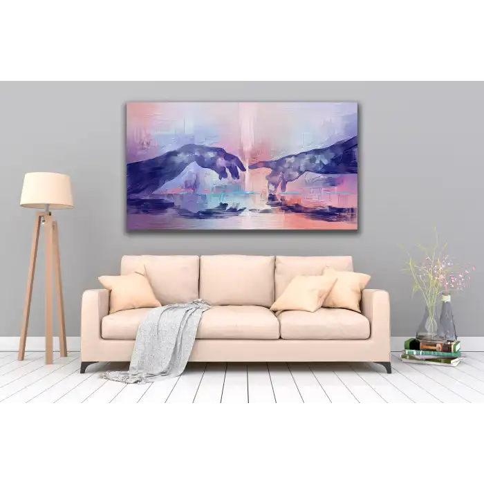 DEKORATİF SOYUT KANVAS TABLO