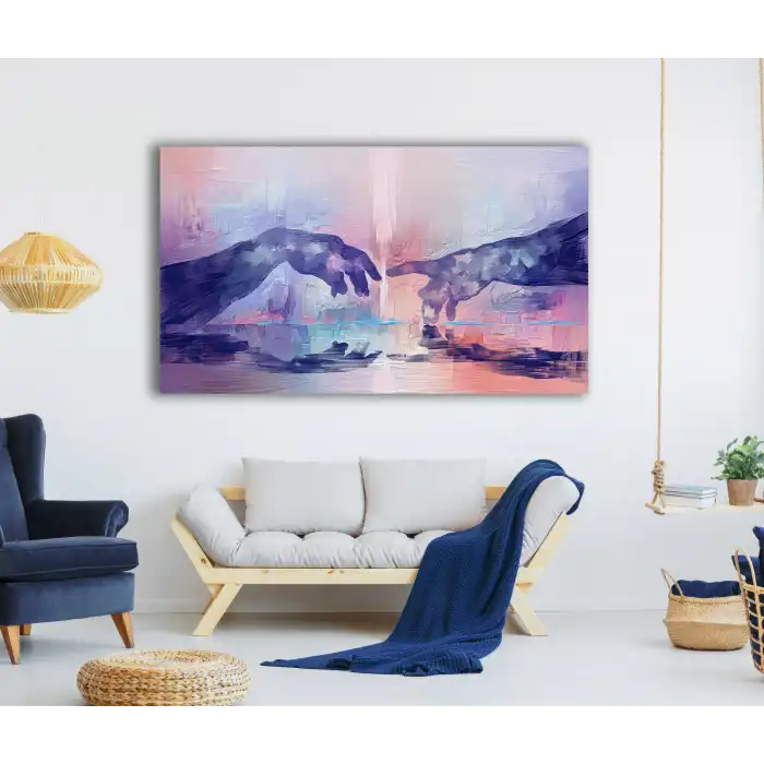 DEKORATİF SOYUT KANVAS TABLO