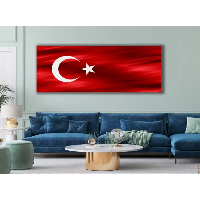 TÜRK BAYARAĞI KANVAS TABLO