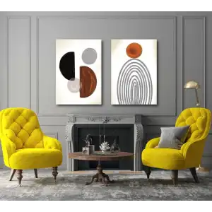 2 PARÇA SOYUT KANVAS TABLO