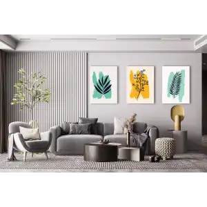 3 PARÇA BOHO STYLE KANVAS TABLO