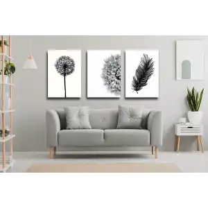 3 PARÇA DEKORATİF KANVAS TABLO