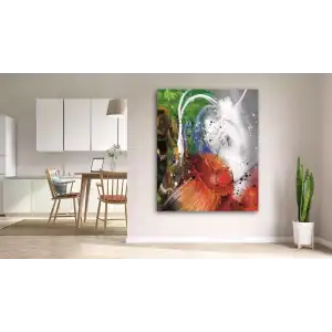 RENKLİ SOYUT KANVAS TABLO