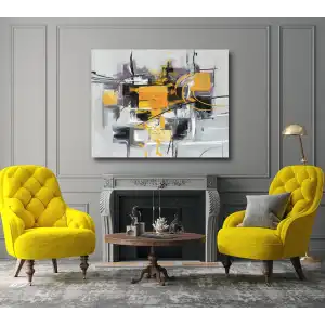 SOYUT ÇİZGİLER KANVAS TABLO