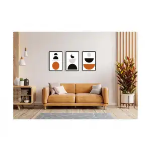 3lü Dekoratif Çerçeveli Ahşap Tablo , Ev Dekoru , Soyut Tablo , Ahşap Tablo
