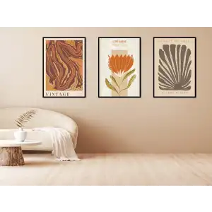 3lü Dekoratif Çerçeveli Tablo , Ev Dekoru , Soyut Tablo , Ahşap Tablo