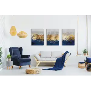 3 PARÇA SOYUT KANVAS TABLO