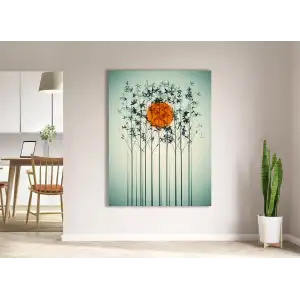 BAMBU GÜN BATIMI KANVAS TABLO