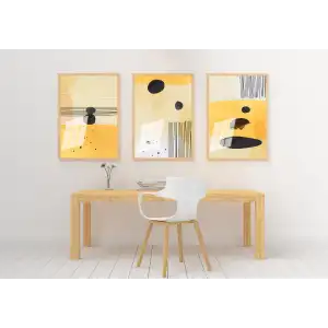 Bestablo 3 Parça Çerçeveli Ahşap Tablo Seti Bestablo