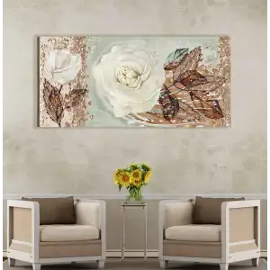 Bestablo Dekoratif Çiçekler Kanvas Tablo, Ev Dekoru, Bestablo