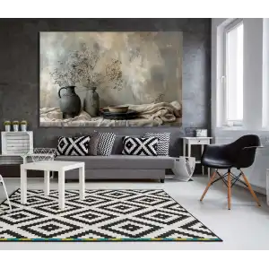 Bestablo Masaüstü Vazolar Kanvas Tablo, Ev Dekoru Bestablo