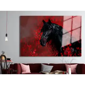 BESTABLO RENK KATAN DETAYLAR BLACK HORSE CAM TABLO